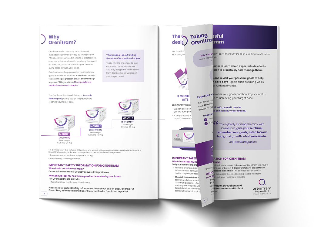 Titration Kit Patient Guide Booklet mockup image